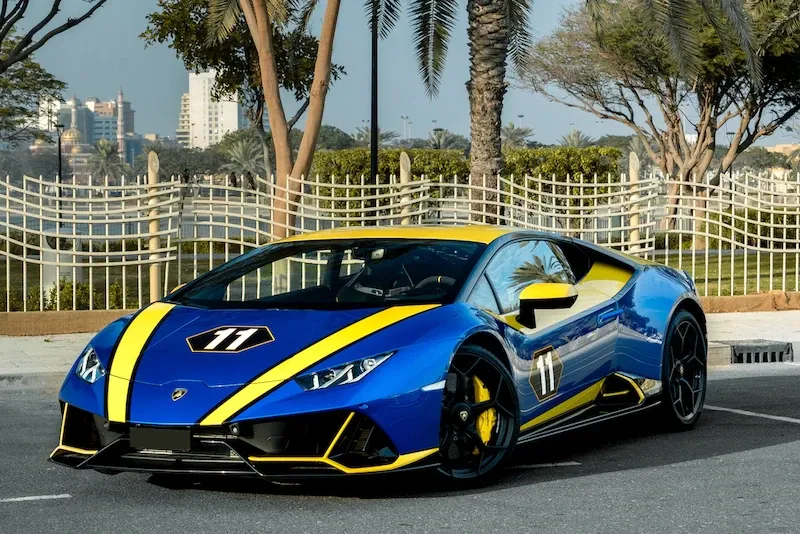 Lamborghini Huracán EVO GT Celebration (1 of 36) at Solid Cars, exclusive supercar rental in Dubai with zero deposit and 24/7 delivery
