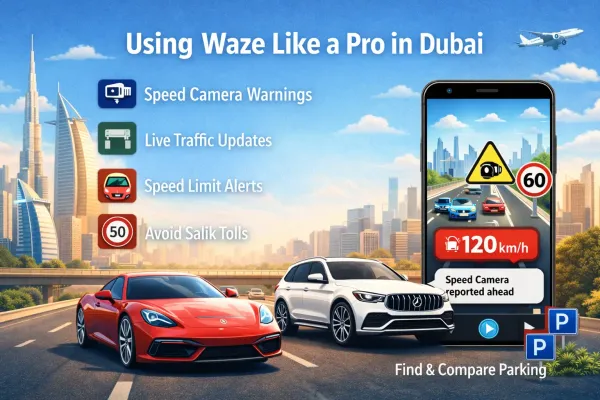 How to Use Waze in Dubai like a Pro: Driving, Speed Limits & Alerts